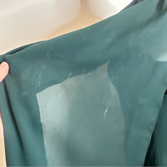 VTG Y2K 90s Velvet Neck Scarf Midi Dress Fairy Grunge Whimsigoth Formal 4/6 - Picture 5 of 13